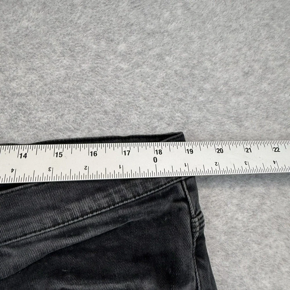 Purple Brand Mens 38 x 32 80080 Destroyed Distressed Slim Jeans Black Rare p002